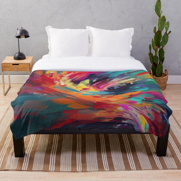 Item preview, Pinceladas vibrantes de colores | Diseño de arte designed and sold by JFFStore.