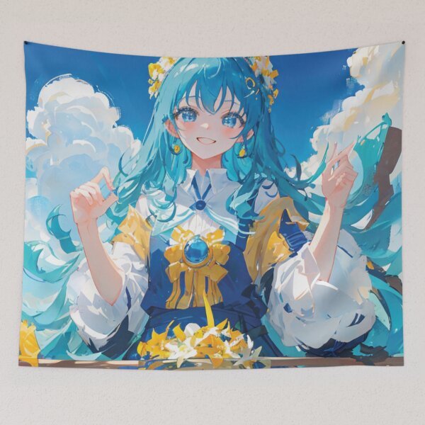 Item preview, anime_ blue lady style-3 designed and sold by theiynkhi.