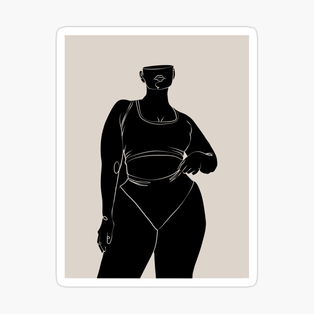 Beauty Black Woman - Body Positivity - Plus Size Women