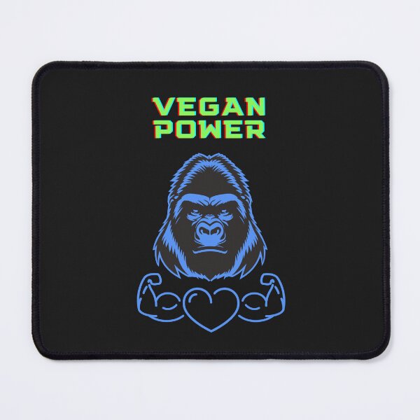 Item preview, Vegan Power Workout Muscle Gorilla Bodybuilding designed and sold by Nazguler.