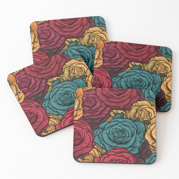 Item preview, Beautiful colorful rose pattern designed and sold by LimitedFuture.