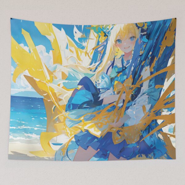 Item preview, anime_ blue lady style-4 designed and sold by theiynkhi.