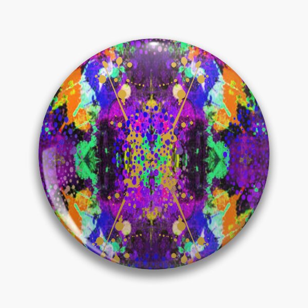 Item preview, Artistic Explosion 2 psychedelic graphic design, Abstraction, bold colorful abstract playful design inspired by nature designed and sold by Adri Barnard.