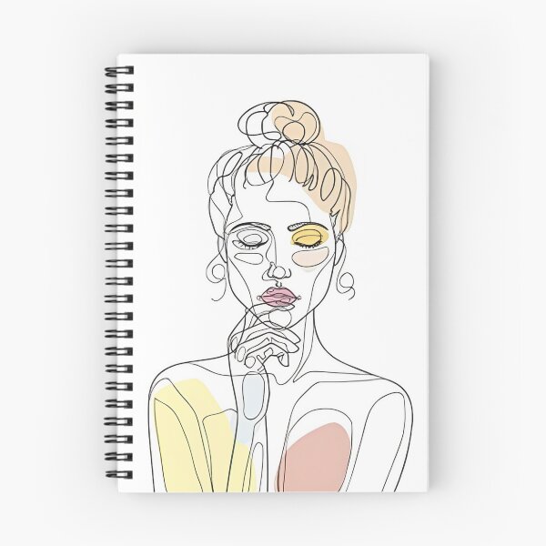 Item preview, Arte de línea de mujer simple designed and sold by SplashPrint.