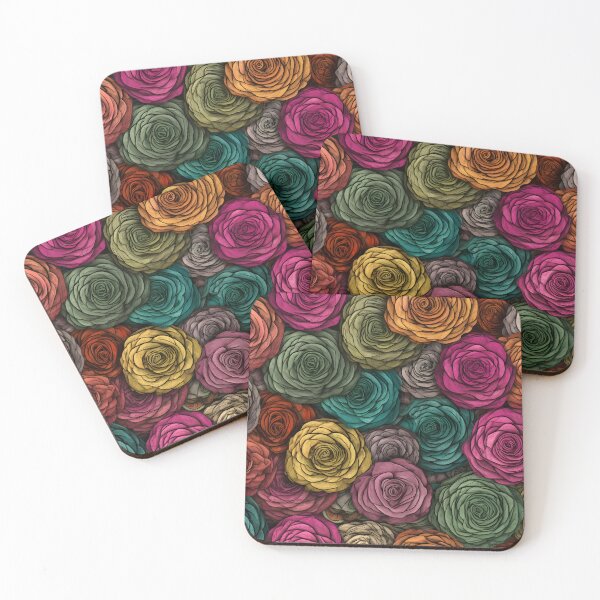 Item preview, Beautiful colorful rose pattern designed and sold by LimitedFuture.