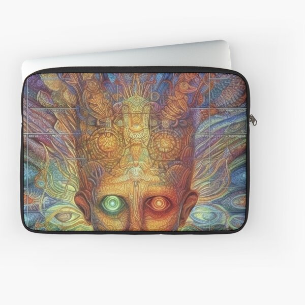 Vista previa del artículo con la obra «Psicodélico DMT Art II Muy detallado», diseñado y vendido por Leo Rolph.