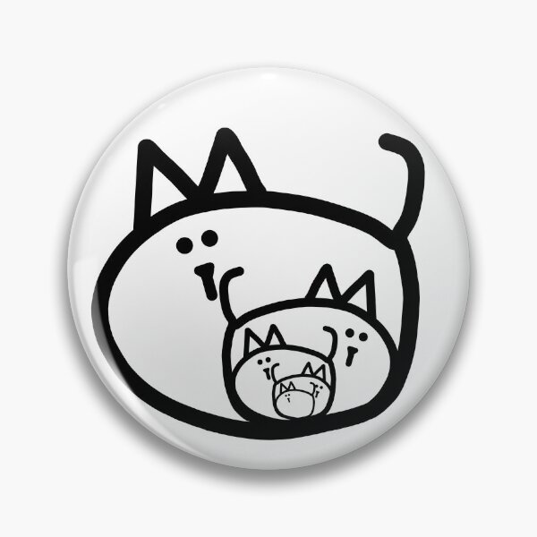 Item preview, Nested Cats Minimal Line Drawing designed and sold by ellenhenry.