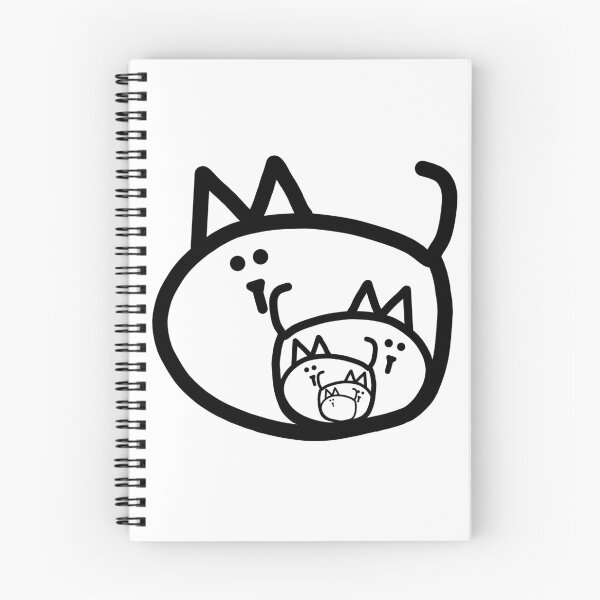 Item preview, Nested Cats Minimal Line Drawing designed and sold by ellenhenry.
