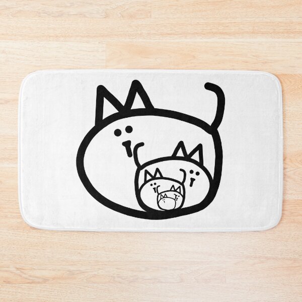 Item preview, Nested Cats Minimal Line Drawing designed and sold by ellenhenry.