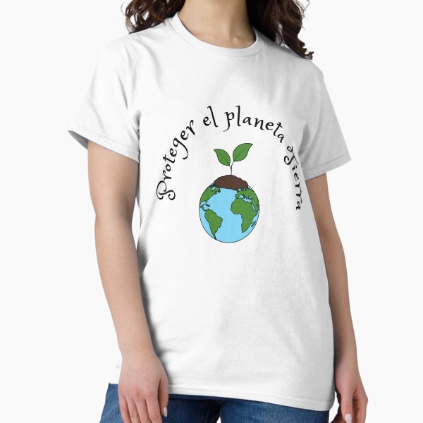 Vista previa del artículo con la obra «planeta tierra proteger el planeta tierra», diseñado y vendido por Hohohaxi.