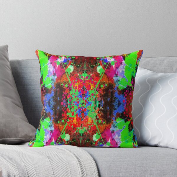 Item preview, Artistic Explosion 3 psychedelic graphic design, Abstraction, bold colorful abstract playful design inspired by nature designed and sold by Adri Barnard.