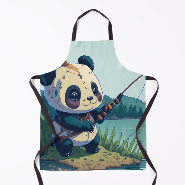 Item preview, Cute Panda Bear Fishing| Whimsical Riverbank Adventure| Bear T-shirt| Bear Design designed and sold by RedArtG09.