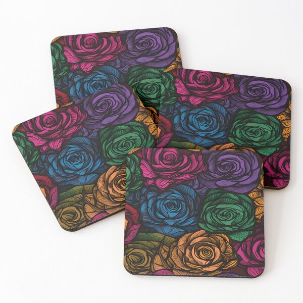 Item preview, Beautiful colorful rose pattern designed and sold by LimitedFuture.