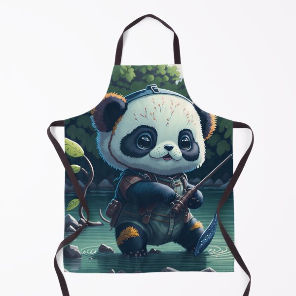 Item preview, Japanese Style Panda Fishing| Adorable 3D Vector Art designed and sold by RedArtG09.