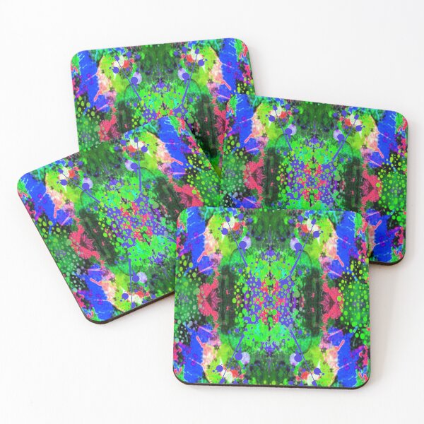 Item preview, Artistic Explosion 4 psychedelic graphic design, Abstraction, bold colorful abstract playful design inspired by nature designed and sold by Adri Barnard.