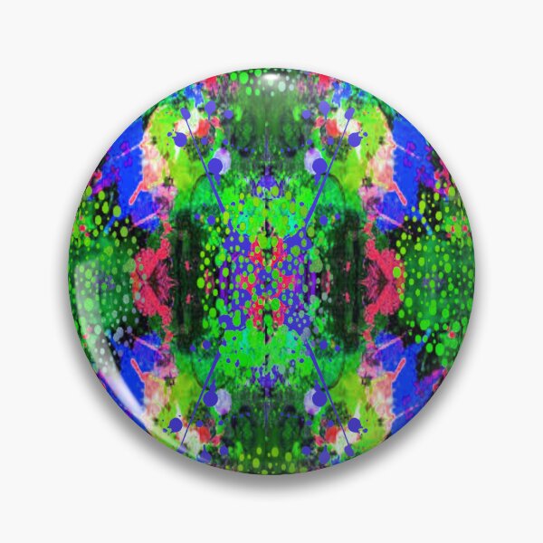 Item preview, Artistic Explosion 4 psychedelic graphic design, Abstraction, bold colorful abstract playful design inspired by nature designed and sold by Adri Barnard.