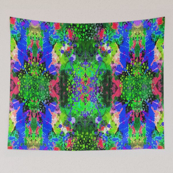 Item preview, Artistic Explosion 4 psychedelic graphic design, Abstraction, bold colorful abstract playful design inspired by nature designed and sold by Adri Barnard.