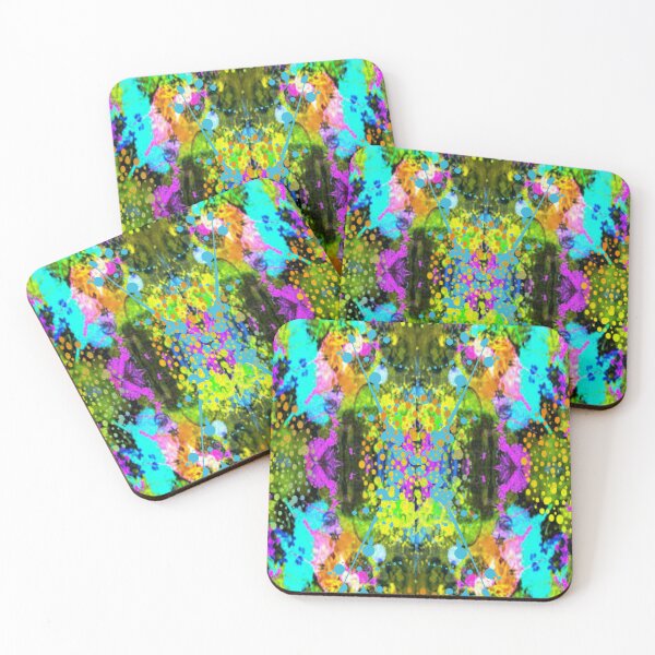 Item preview, Artistic Explosion 5 psychedelic graphic design, Abstraction, bold colorful abstract playful design inspired by nature designed and sold by Adri Barnard.