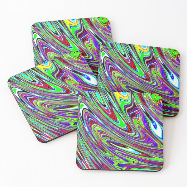 Item preview, Glitch Acid of Marble of Psychedelic texture colour fluor designed and sold by Optical-art.