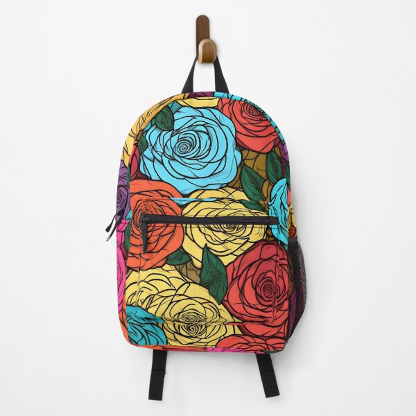 Item preview, Beautiful colorful rose pattern designed and sold by LimitedFuture.