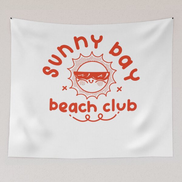 Item preview, Sunny Bay Beach Club  designed and sold by NettiMagg.