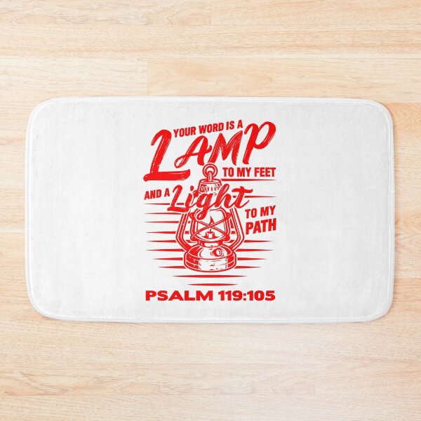 Item preview, Psalm 119:105 Your Word Is A Lamp To My Feet And A Light To My Path designed and sold by plushism.
