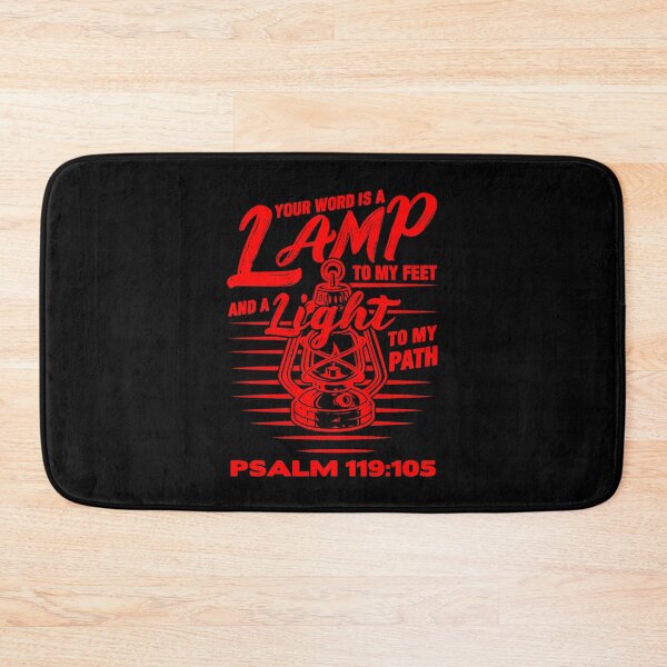 Item preview, Psalm 119:105 Your Word Is A Lamp To My Feet And A Light To My Path designed and sold by plushism.