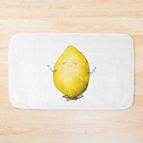 Item preview, Funny Yoga Citrus Meditating Lemon  designed and sold by Anya Illustration Studio.
