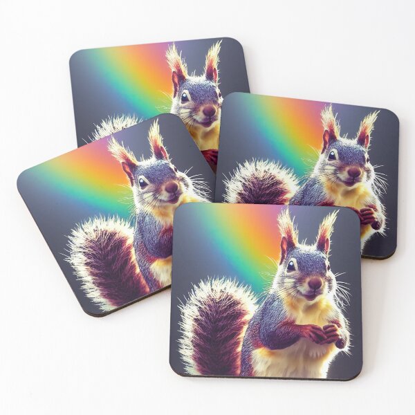 Item preview, Rainbow squirrel Charlie designed and sold by Pixelboys.