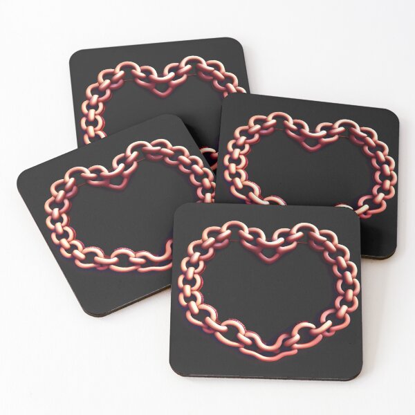 Item preview, Chain Metallic Heart  designed and sold by Digiheart.