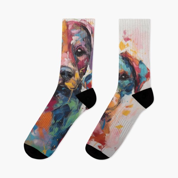 Item preview, Dog Love Colourful Contemporary Abstract Art | Dogs Lovers designed and sold by JFFStore.