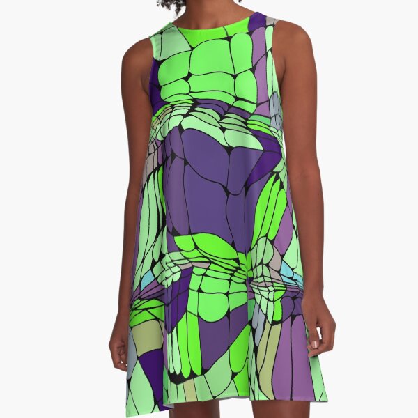 Item preview, Green Purple Mosaic designed and sold by Sejmen.