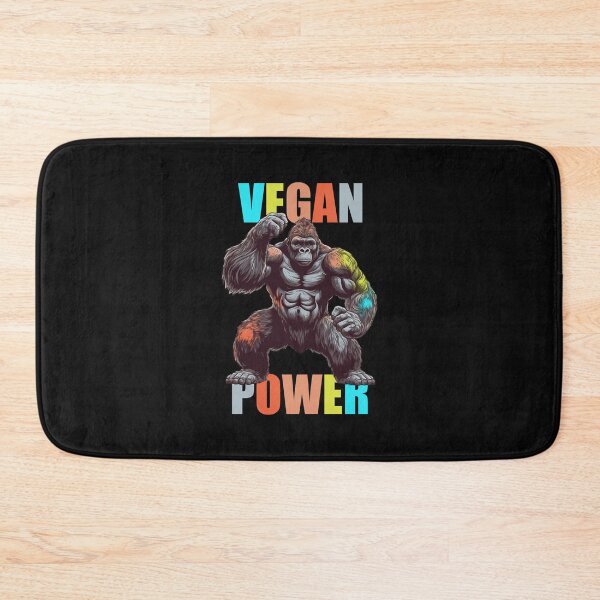 Item preview, Vegan Power Workout Muscle Gorilla Bodybuilding designed and sold by hamishby.