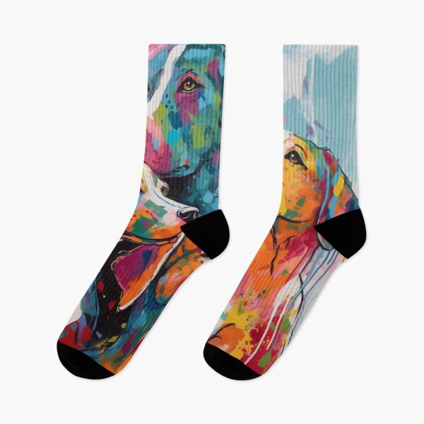 Item preview, Dog Love Colourful Contemporary Abstract Art | Dogs Lovers designed and sold by JFFStore.