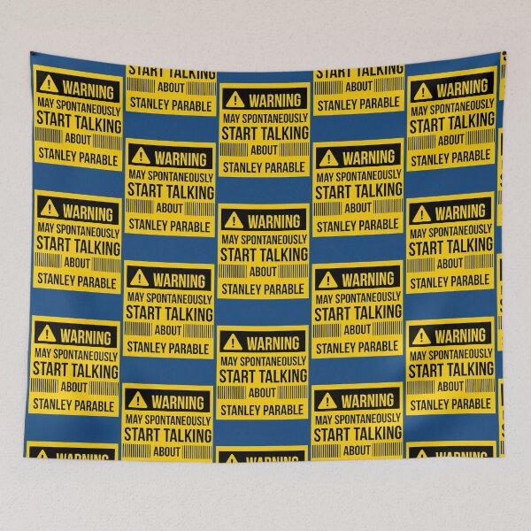 Item preview, Warning may spontaneously talk about Stanley parable  designed and sold by McgovernJulie.