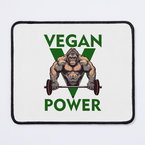 Item preview, Vegan Power Workout Muscle Gorilla Bodybuilding designed and sold by hamishby.