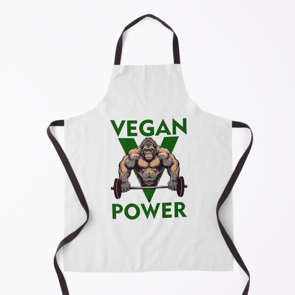 Item preview, Vegan Power Workout Muscle Gorilla Bodybuilding designed and sold by hamishby.
