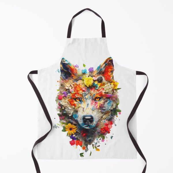 Artikelvorschau, Blumenwolf entworfen und verkauft von AiBroughtToLife.