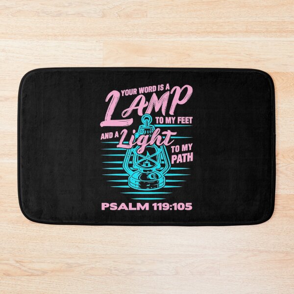 Item preview, Psalm 119:105 Your Word Is A Lamp To My Feet And A Light To My Path designed and sold by plushism.