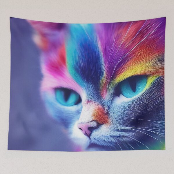Item preview, Blue Hope, the fine rainbow unicorn cat designed and sold by Pixelboys.