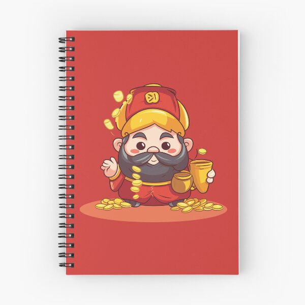 Item preview, Caishen dios de la riqueza designed and sold by stickercircle.