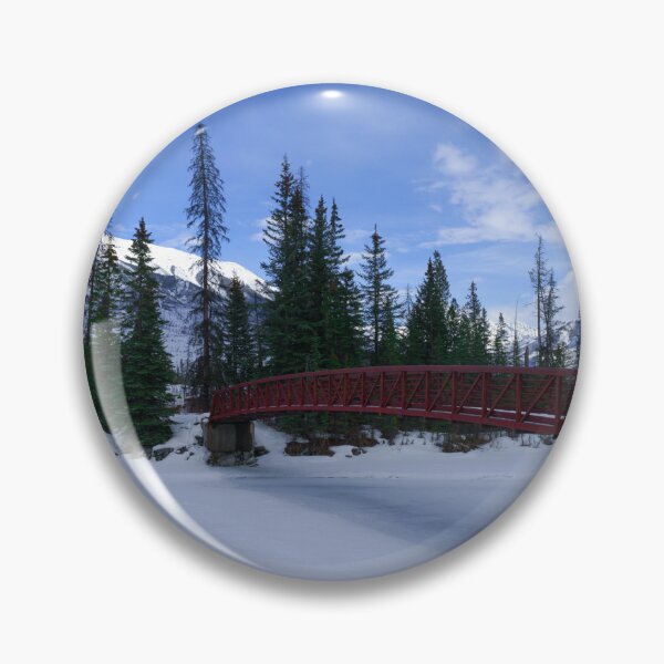 Item preview, Snow At The Simpson River Trailhead Kootenay River Bridge designed and sold by rawshutterbug.