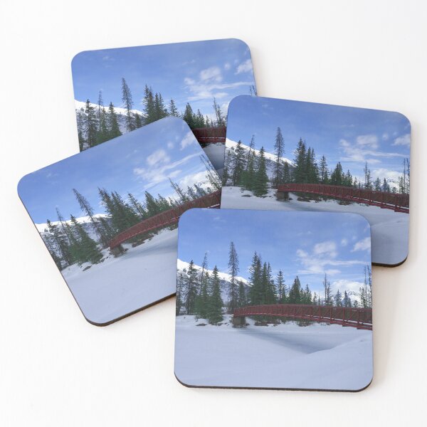 Item preview, Snow At The Simpson River Trailhead Kootenay River Bridge designed and sold by rawshutterbug.
