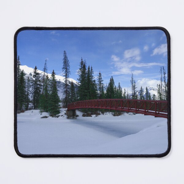 Item preview, Snow At The Simpson River Trailhead Kootenay River Bridge designed and sold by rawshutterbug.