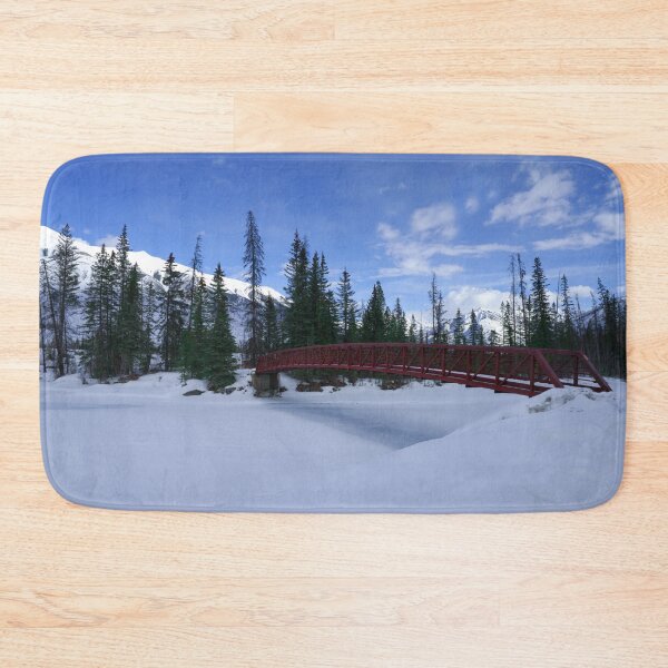 Item preview, Snow At The Simpson River Trailhead Kootenay River Bridge designed and sold by rawshutterbug.