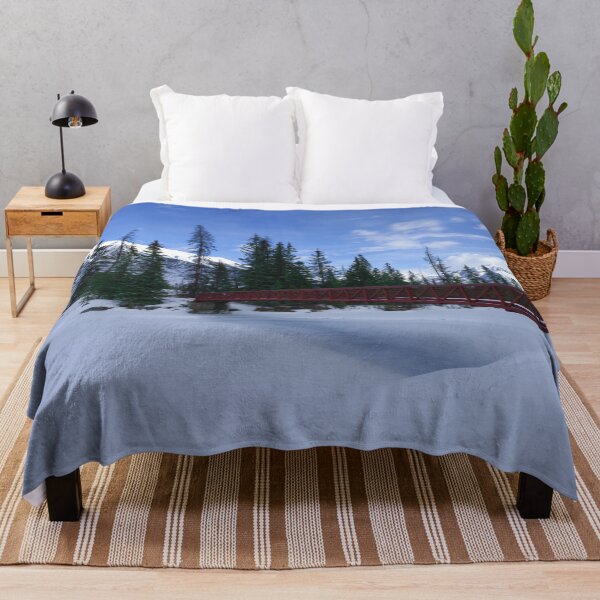 Item preview, Snow At The Simpson River Trailhead Kootenay River Bridge designed and sold by rawshutterbug.