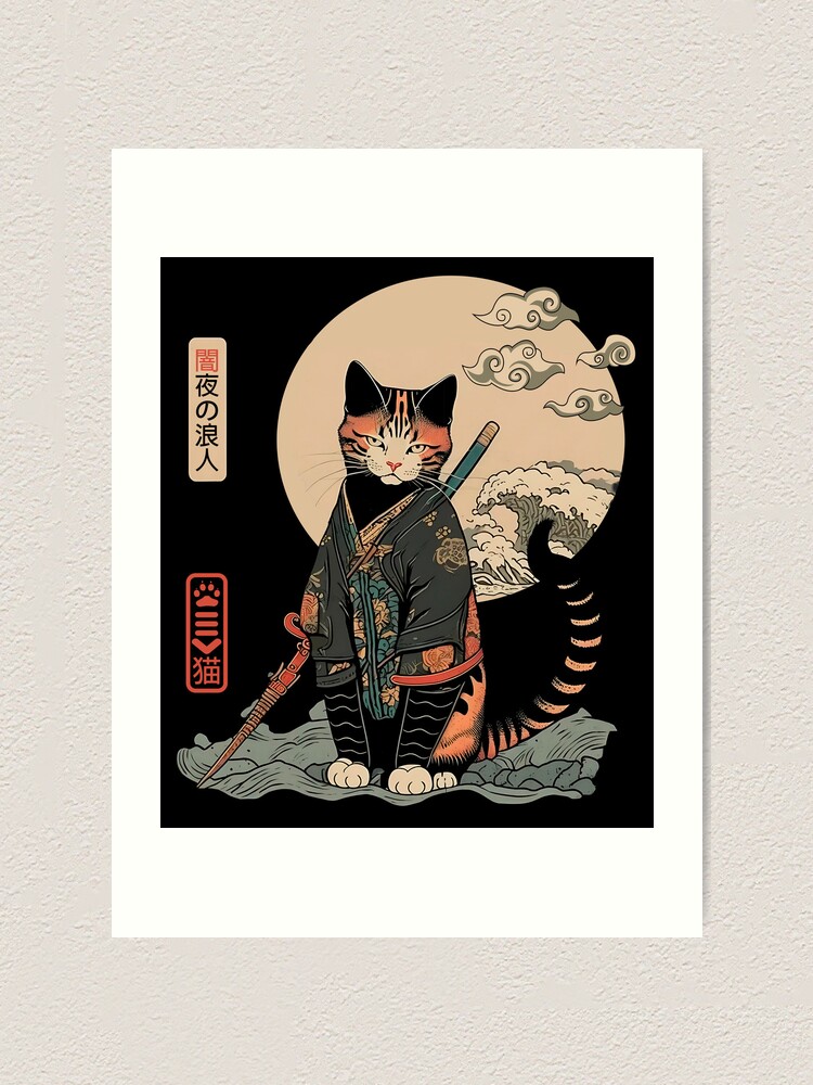 Ronin Cat 5 | Art Print