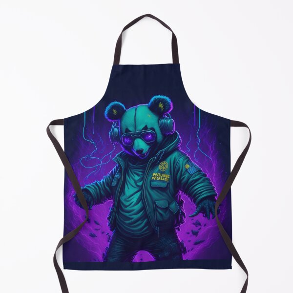 Item preview, Cool Dancing Panda In Neon designed and sold by artist-mac.
