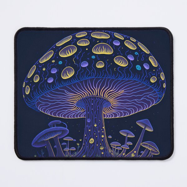 Item preview, Cosmic Mushroom Oasis| Enchanted Forest Fungi| psychedelic mushroom designed and sold by RedArtG09.