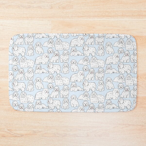 Item preview, Cotons de Tulear cute dog pattern designed and sold by Yarafantasyart.